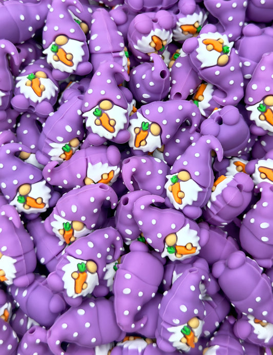 Gnomebody Steal my Carrot Focal Bead