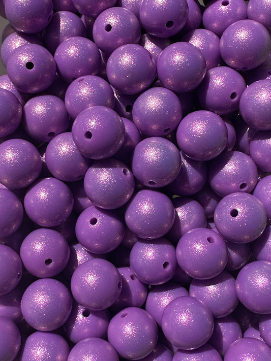 Perle Opale Violette 15mm