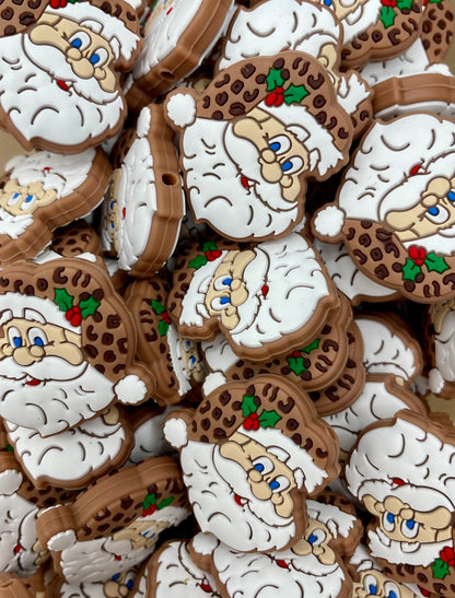 Perle focale du Père Noël léopard