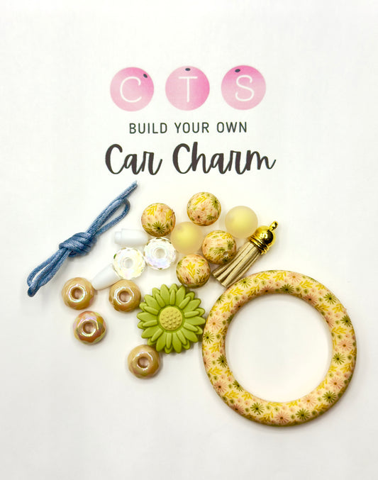 Boho Spring Car Charm Kit