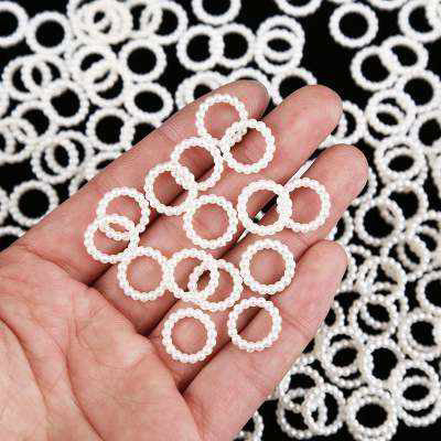 White Pearl Spacers (Pack of 50)