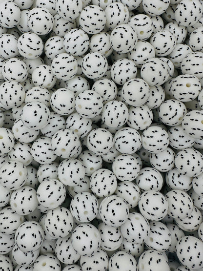 Perle personnalisée de 15 mm imprimée en point-virgule 