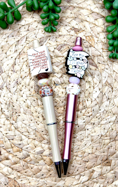All The Fucks Beadable Pen Kit
