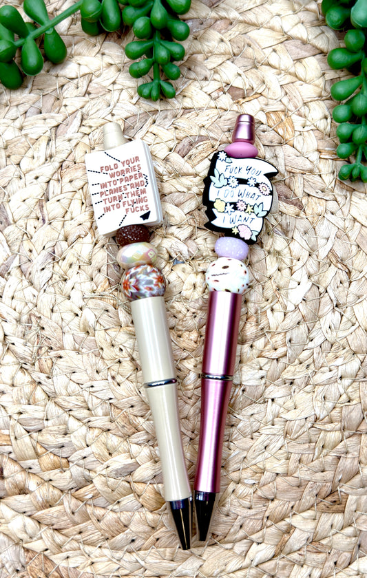 All The Fucks Beadable Pen Kit