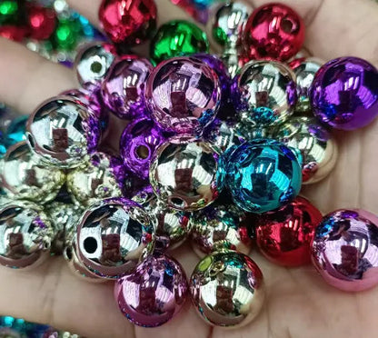 Metallic 16mm Acrylic Bead