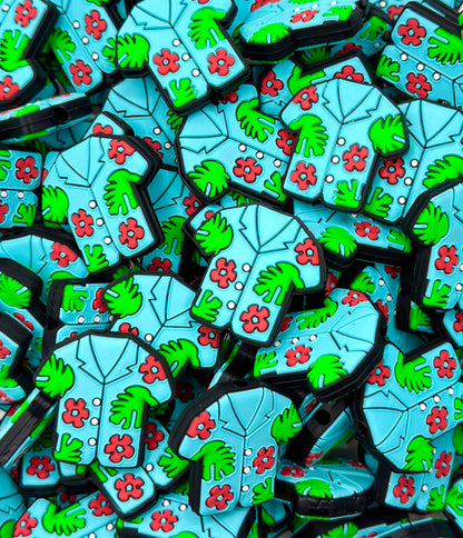 Hawaiian Shirt Focal Bead