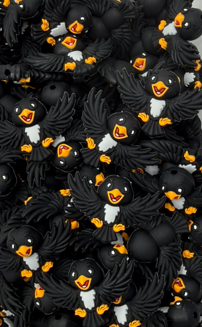 Cawing Crow Bead