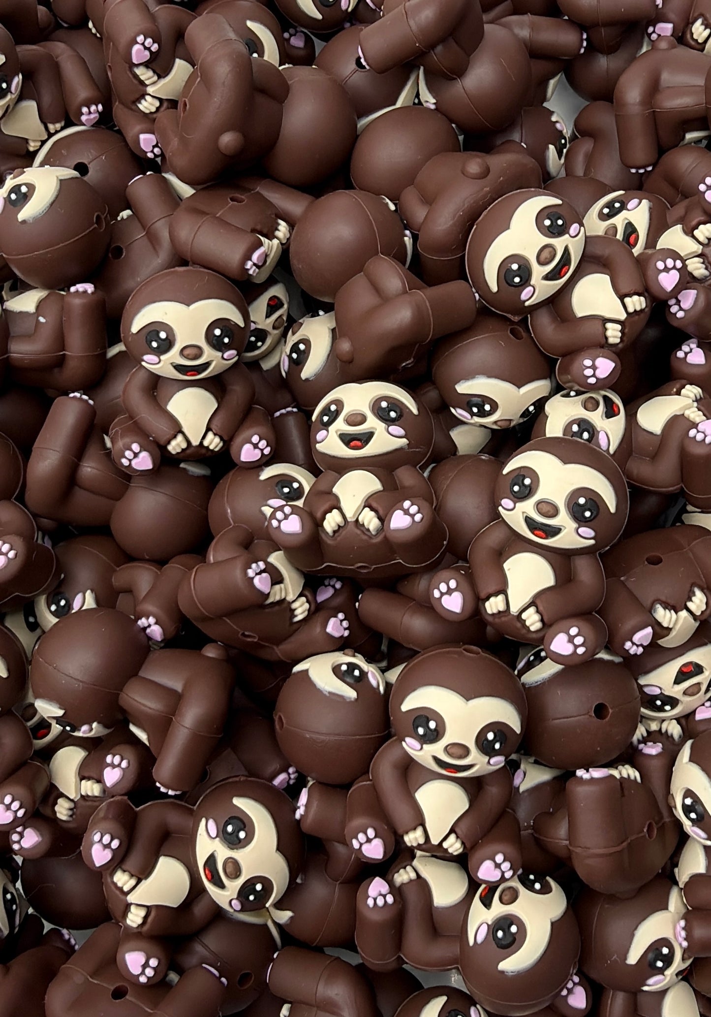 3D Sloth Focal Bead