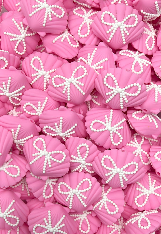Pretty in Pink Sea Shell Focal Bead