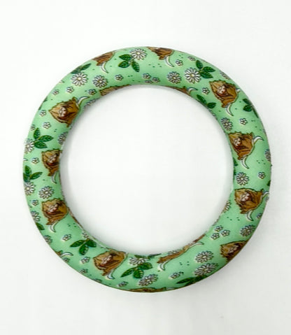 Anneaux en silicone imprimés 65 mm