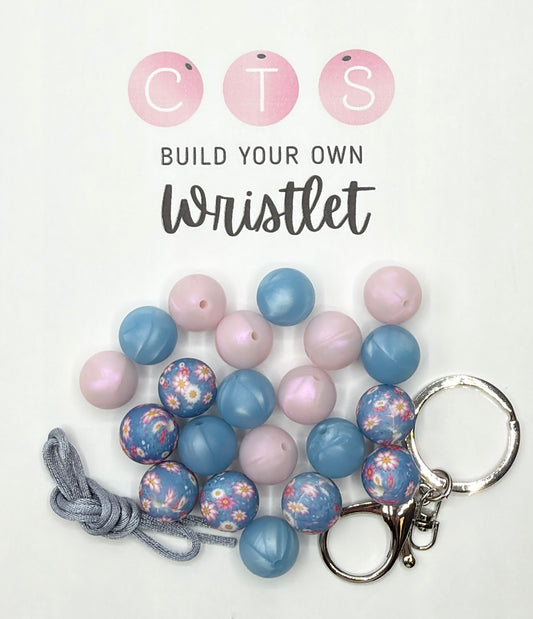 Flowers In The Sky Wristlet Kit