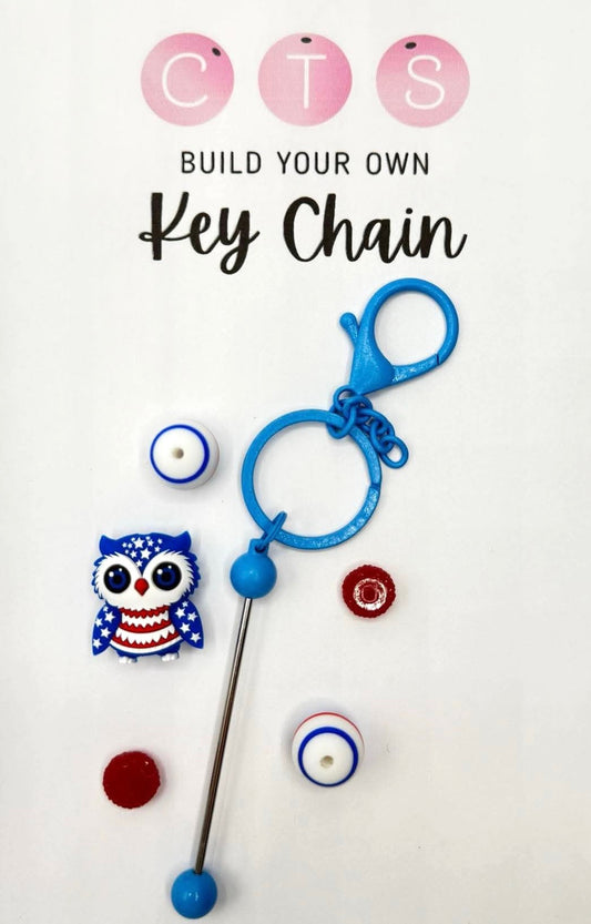 Who Who Who Loves America Keychain Kit