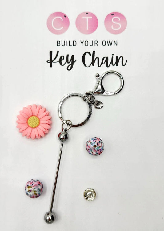 Pink Flower Keychain Kit