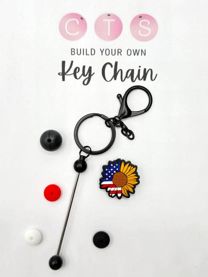 Red, White & Bloom Keychain Kit