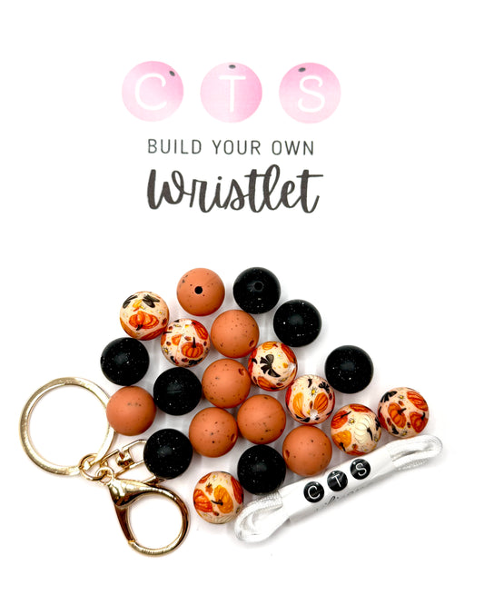 Pumpkin Ties Wristlet Kit