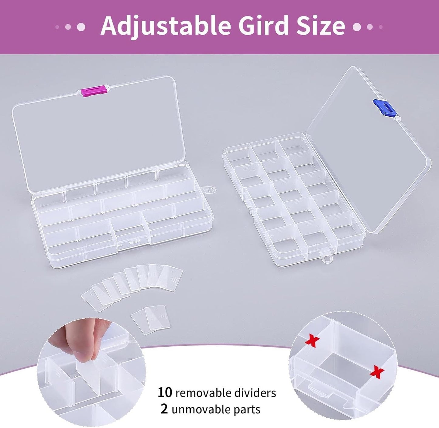 Empty Bead Storage Container