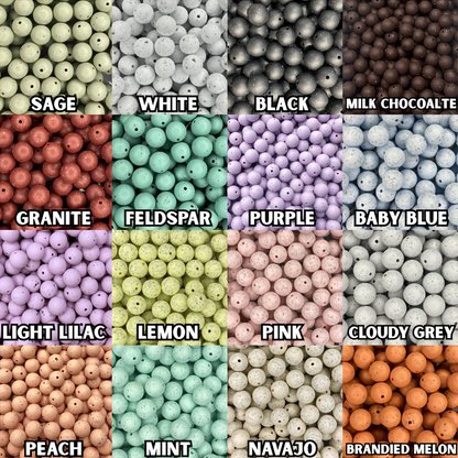 Granite Peach 15mm Round