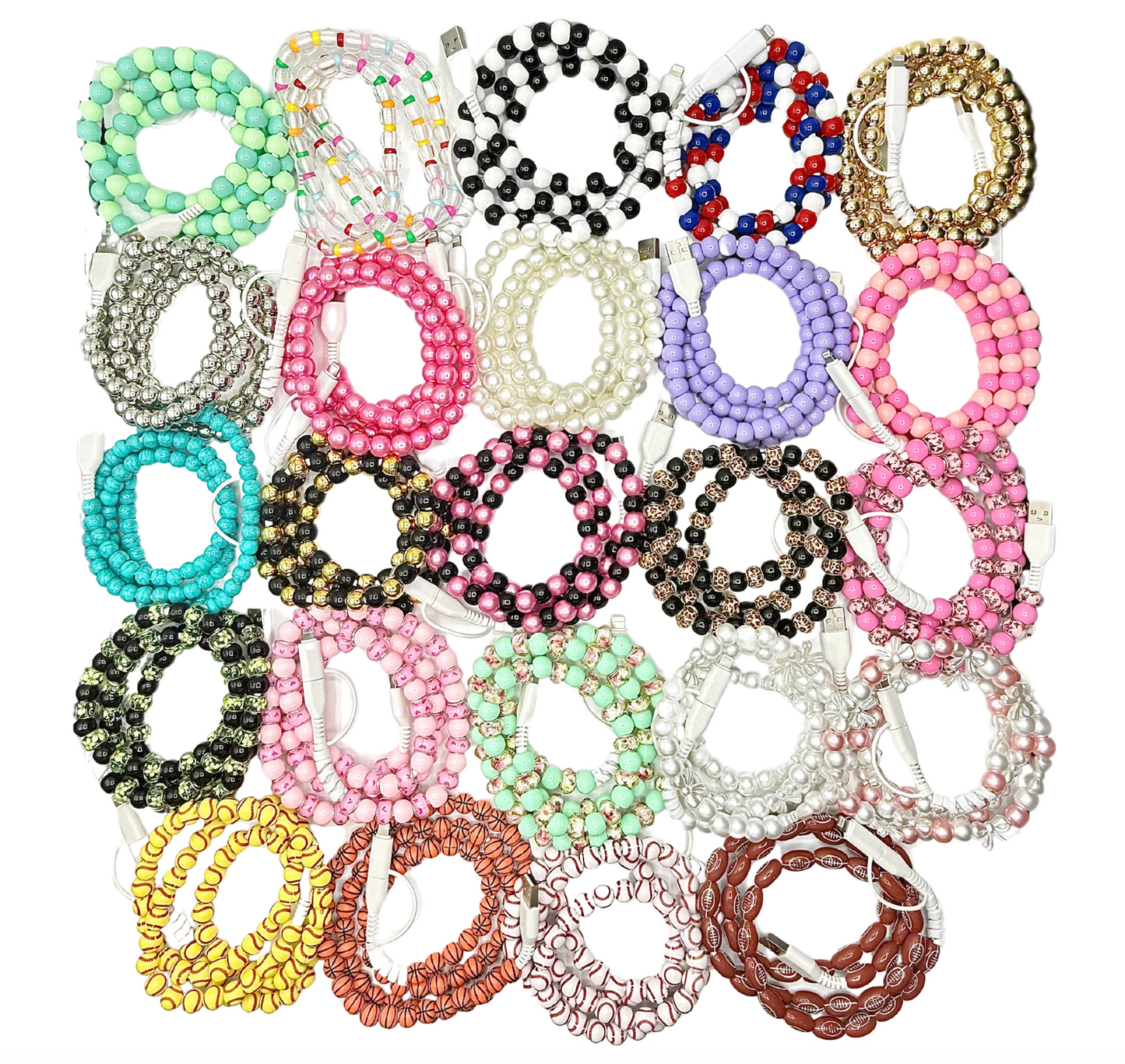 Beaded Charger**NEW COLORS**