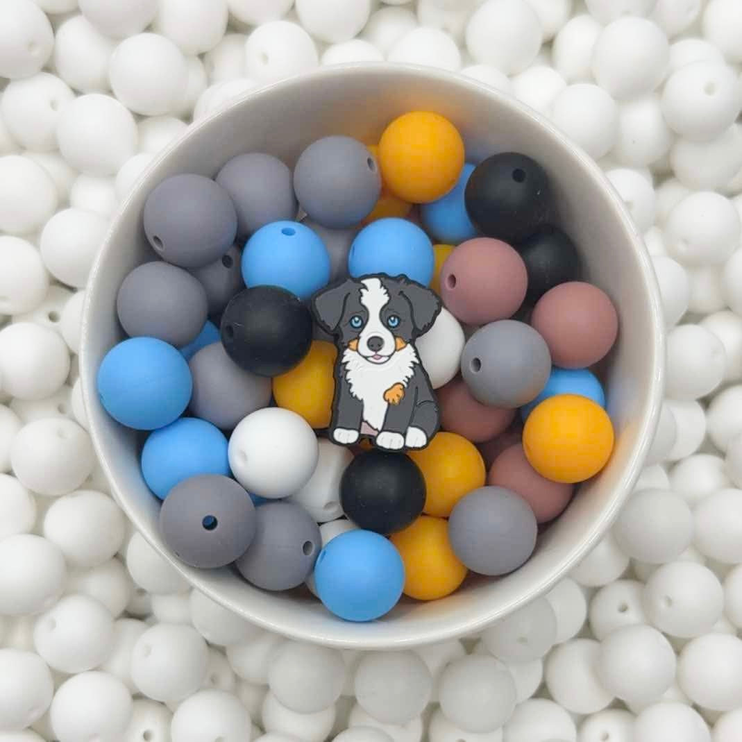 Bernese Mountain Dog Focal Bead