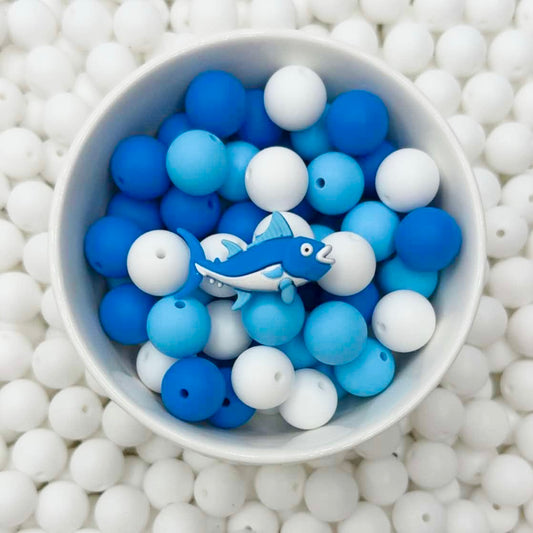 Big Blue Catch Focal Bead