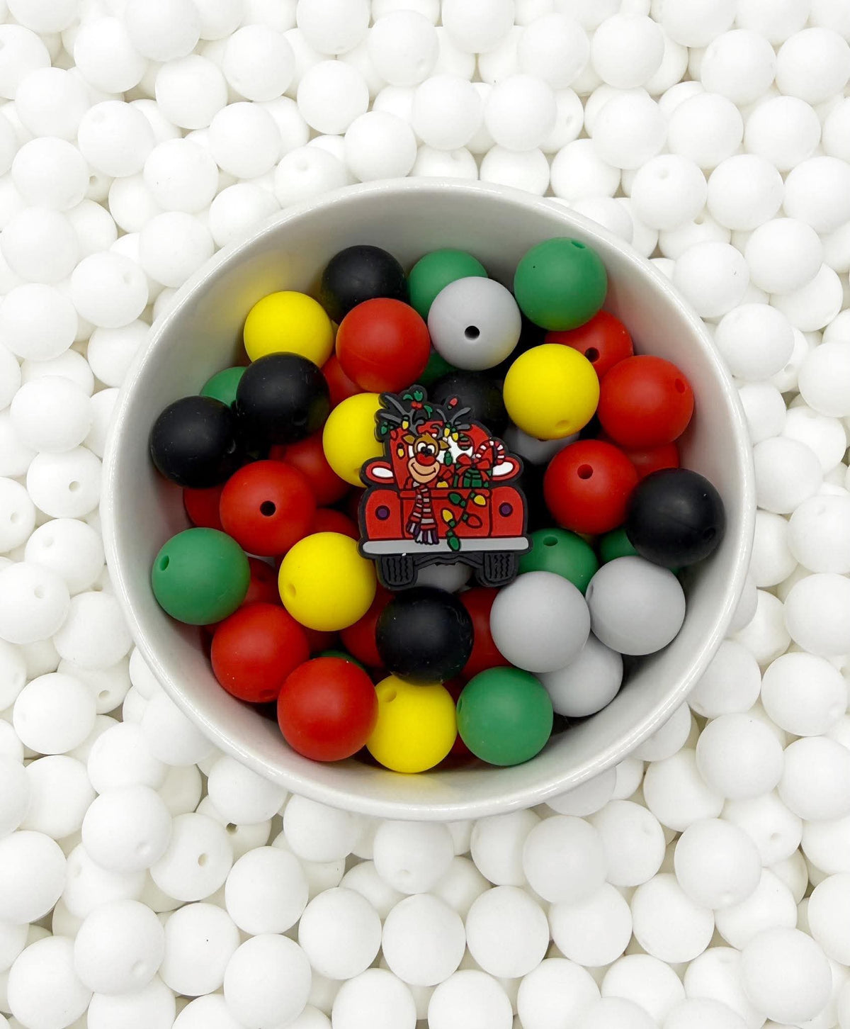 Red-Nosed Ride Focal Bead