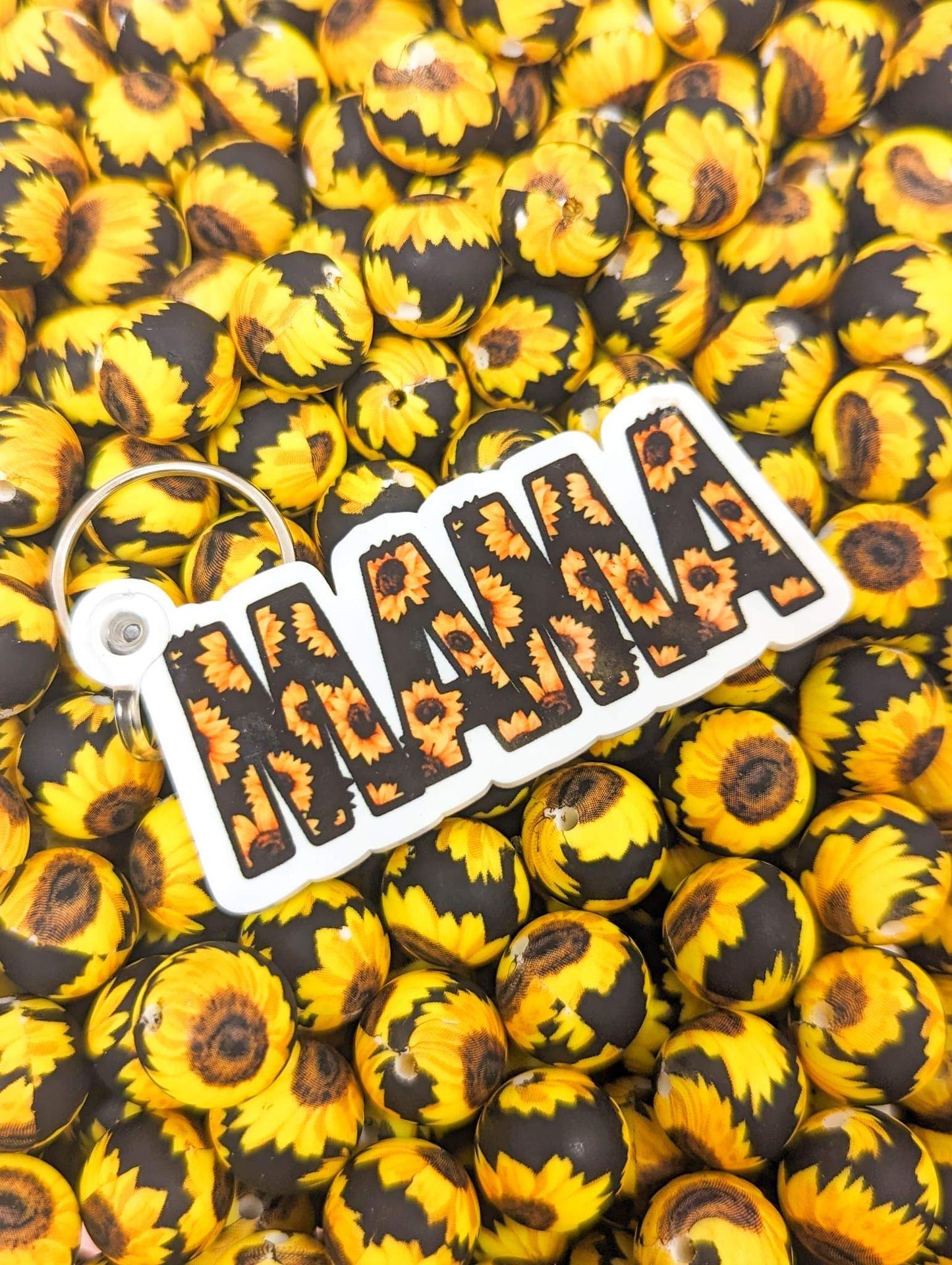 "Sunflower Mama" Key Tag #79