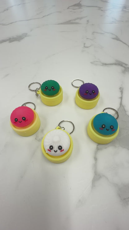 Dumpling Clicker Keychains