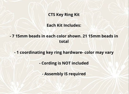 Terracotta Terrazzo Key Ring Kit #41