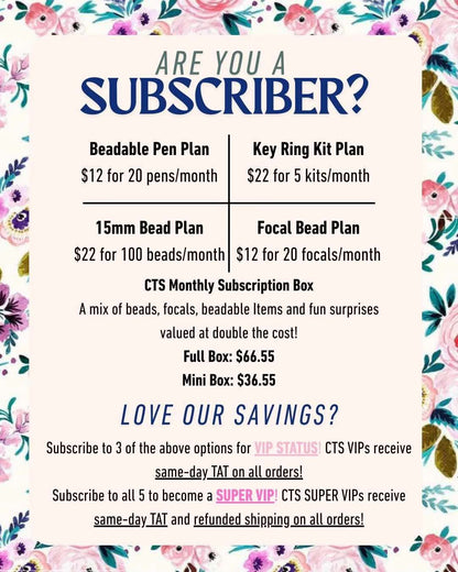 Subscribe & Save with CTS