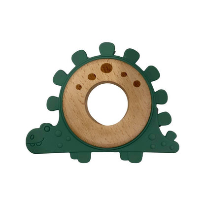 Animal Wood Ring Silicone Teether***Discontinued***