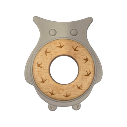 Animal Wood Ring Silicone Teether***Discontinued***