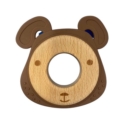 Animal Wood Ring Silicone Teether***Discontinued***