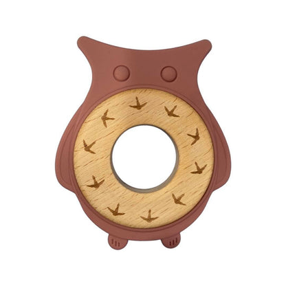 Animal Wood Ring Silicone Teether***Discontinued***