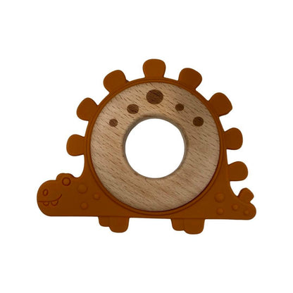 Animal Wood Ring Silicone Teether***Discontinued***