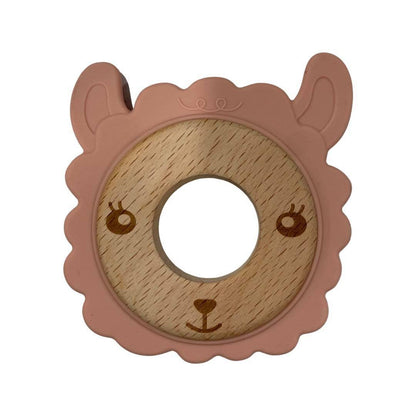 Animal Wood Ring Silicone Teether***Discontinued***