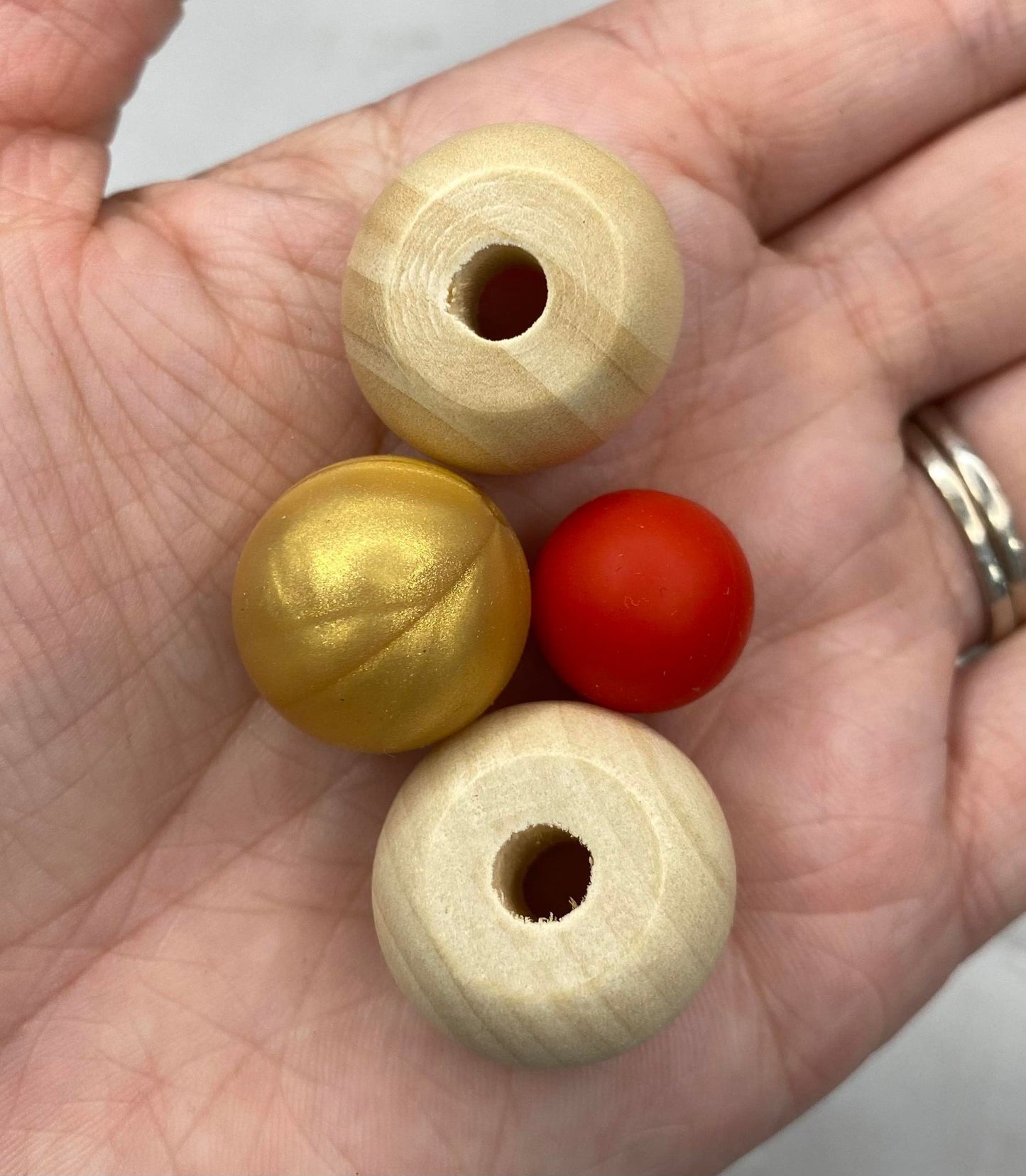 Big Wooden Abacus 22mm Bead