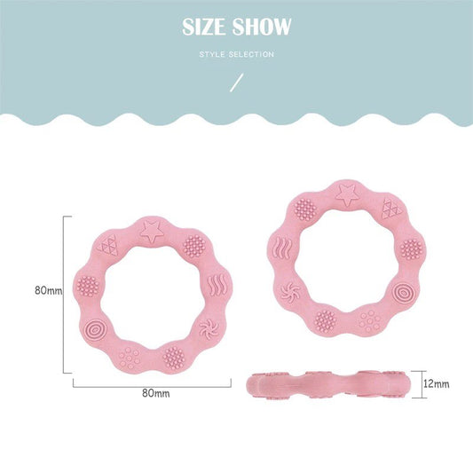 Textured Silicone Teething Ring