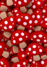 Mushroom Focal Bead