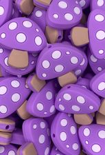 Mushroom Focal Bead