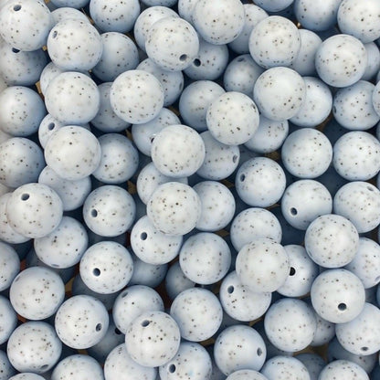 Granite Baby Blue 15mm Round