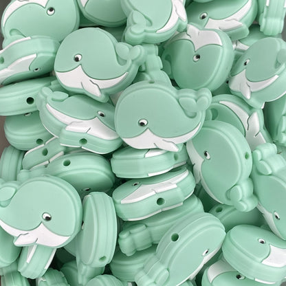 Smiling Whale Focal Bead