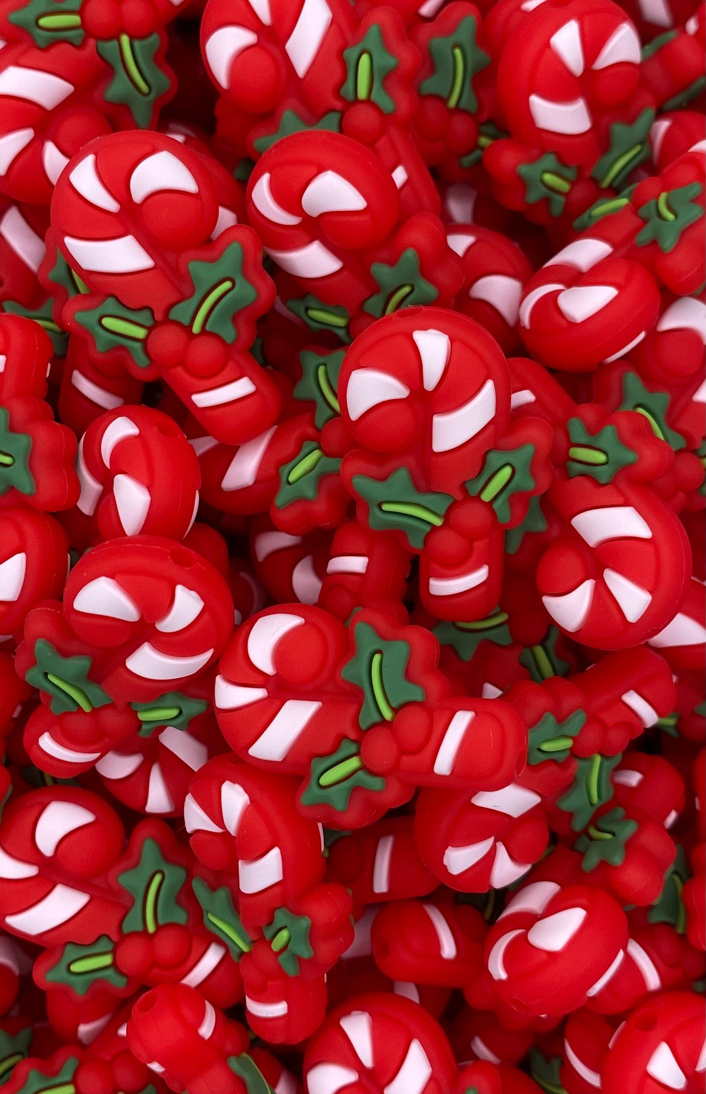 Candy Cane Focal Bead