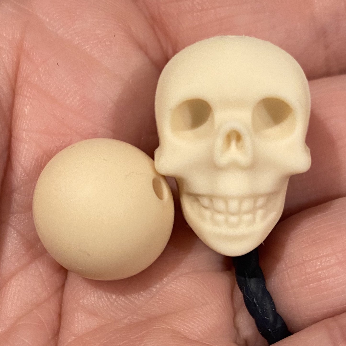 Bone Skull Focal Bead