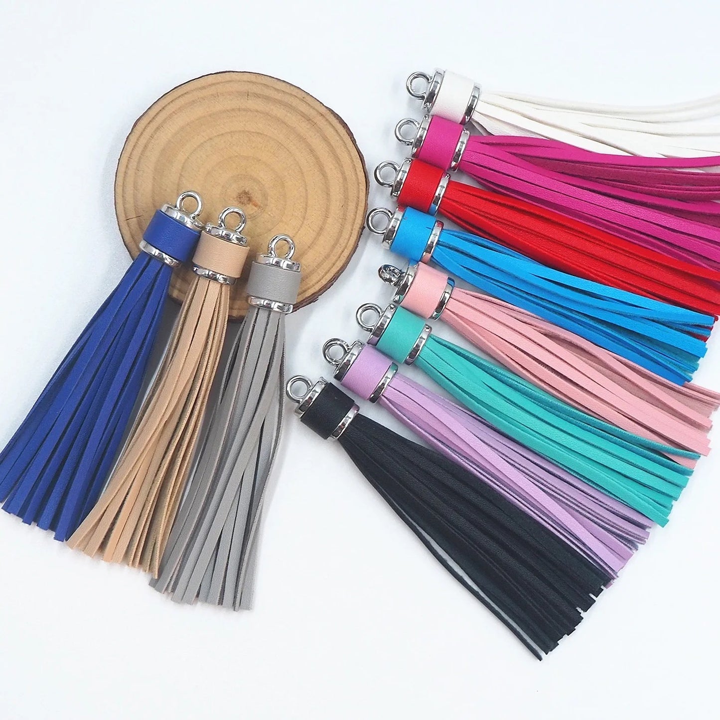Silver Hardware Leather Tassels – CTS Wholesale Silicone