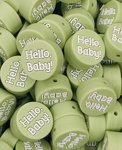 "Hello Baby"  Focal Bead