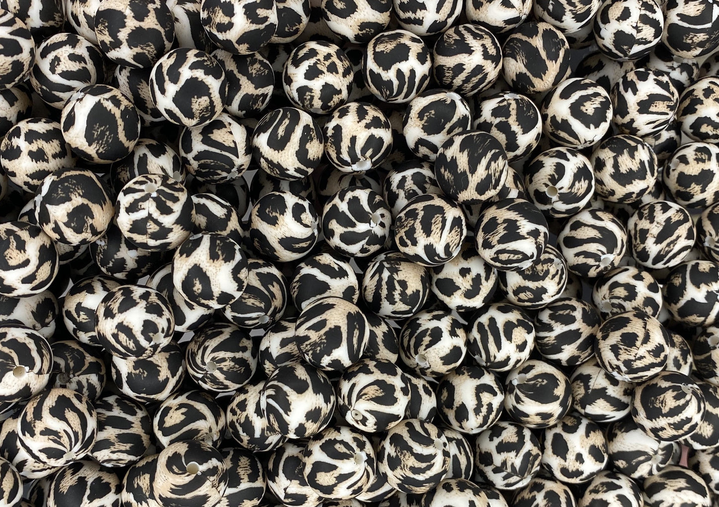 Cheetah Printed 19mm Bead