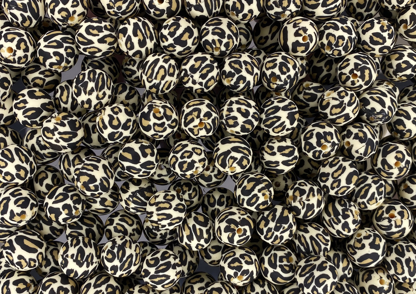 Leopard Printed 12mm Bead
