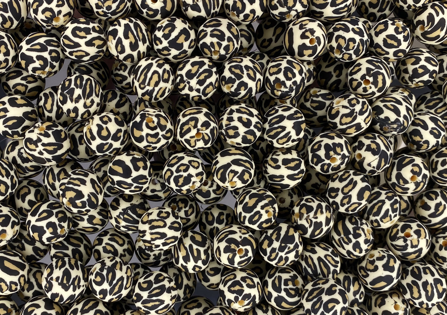 Leopard Printed 15mm Bead