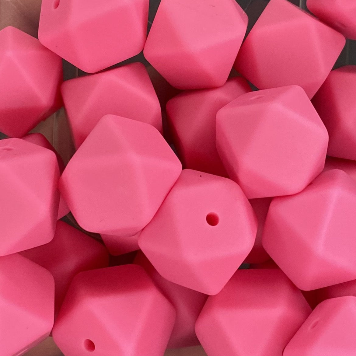 Macaroon Pink 17mm Hexagon H17-137