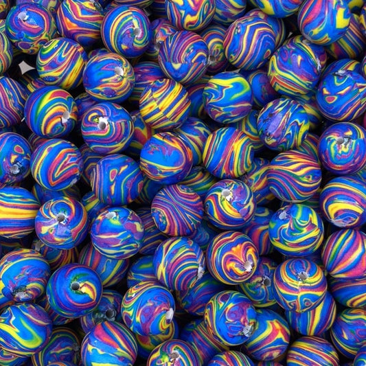 *Discontinued* Trippn' Printed 15mm Bead